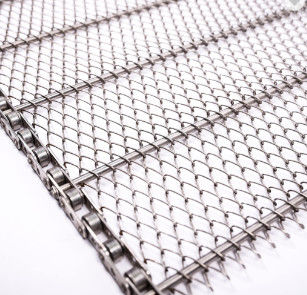 qualité  High Temperature Resistance Chain Drive Flat Flex Belt Wire Mesh for Conveyor Usine