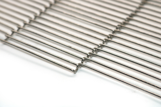 Acier inoxydable Mesh Belt Weave Chain Wire du câble 304 plats de catégorie comestible pour la cuisson de pain