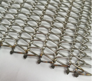 0.5mm-4mm ont équilibré les solides solubles en spirale câblent le four tunnel de Mesh Belt Conveyor For Bakery