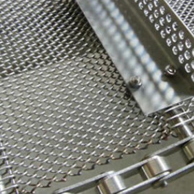 Maillon de chaîne galvanisé d'acier inoxydable Diamond Mesh Steel Plate pour des bandes de conveyeur