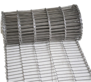 Bande de conveyeur plate adaptée aux besoins du client d'acier inoxydable Flex Belt Wire Mesh Egg