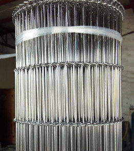 Bande de conveyeur plate adaptée aux besoins du client d'acier inoxydable Flex Belt Wire Mesh Egg