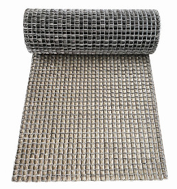 Grillage adapté aux besoins du client de la bande de conveyeur d'acier inoxydable 25mm