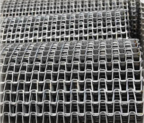 Grillage adapté aux besoins du client de la bande de conveyeur d'acier inoxydable 25mm