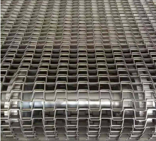 Grillage adapté aux besoins du client de la bande de conveyeur d'acier inoxydable 25mm