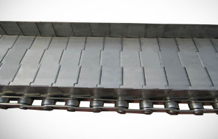 Fil Mesh Conveyor Belt Slat Chain de l'acier inoxydable SS304
