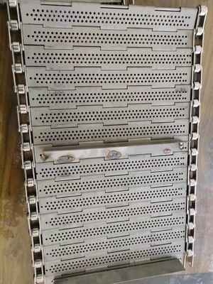 Fil Mesh Conveyor Belt Slat Chain de l'acier inoxydable SS304