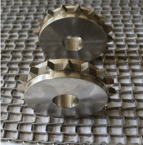 316SS fil plat fort Mesh Chain Belt For Conveyor
