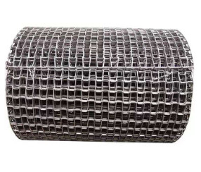 316SS fil plat fort Mesh Chain Belt For Conveyor
