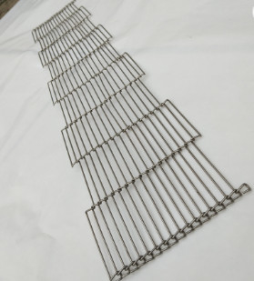 Ceinture à hautes températures Mesh For Eggs Conveyor de fil d'enrobeuse d'acier inoxydable