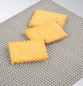 La maille à chaînes d'acier inoxydable roule la bande de conveyeur de fil de lien pour le four pour pâtisserie