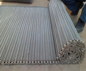 Acier inoxydable Chainplates de Mesh Conveyor Belt 316 de fil d'OEM