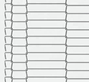 Le câble plat solides solubles câblent le métal de Mesh Belt pour le convoyeur de refroidissement de gâteau