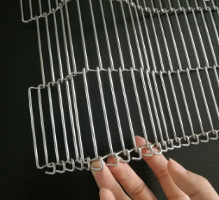 Ceinture plate de Flex Wire Mesh Oven Conveyor d'enrobeuse pour l'équipement de nourriture
