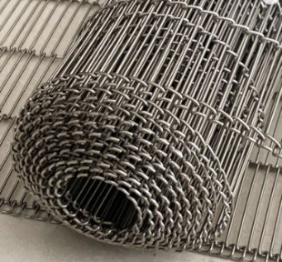 Pizza Oven Conveyor Belt Wire Mesh d'acier inoxydable