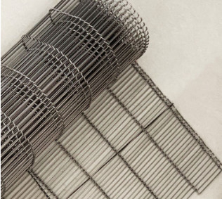 Pizza Oven Conveyor Belt Wire Mesh d'acier inoxydable