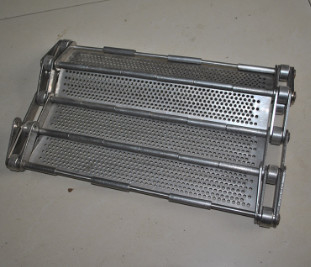 Industrie de Mesh Conveyor Belt For Chip de fil de plat à chaînes en métal d'acier inoxydable