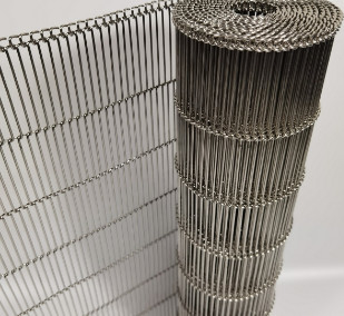 Enchaînez la bande de conveyeur en acier de corde de Mesh Belt 304 de nourriture Mesh For Furnace