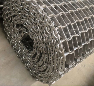 304 bandes de conveyeur d'acier inoxydable Flex Weave Square Wire Mesh