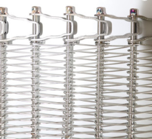 Grille en spirale de fil de l'acier inoxydable SS304 Flex Belt plat pour le convoyeur