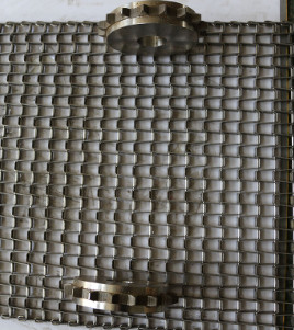 Chaîne industrielle Mesh For Assembly Line de bande de conveyeur d'acier inoxydable de fil plat