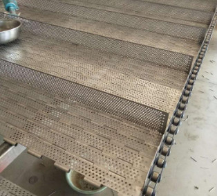Bande de conveyeur perforée de plat à chaînes en métal de l'acier inoxydable SUS304