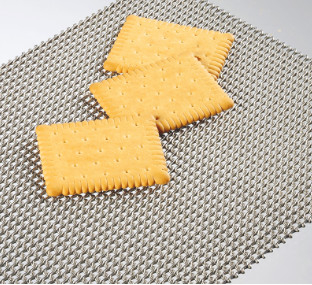 Cuisson galvanisée en acier roulée de biscuit de 4x8 Diamond Mesh Wire Conveyor Belts For