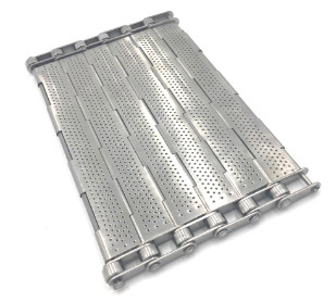Plat à hautes températures de Mesh Conveyor Belt Slat Band de fil