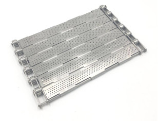 Plat à hautes températures de Mesh Conveyor Belt Slat Band de fil