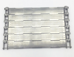 Plat à hautes températures de Mesh Conveyor Belt Slat Band de fil