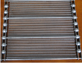 Maille en arête de poisson de bande de conveyeur de four de Containuous