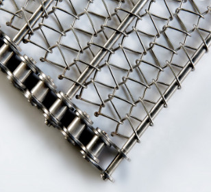 Fil équilibré de nickel de Flat Flex Belt 80Micron de garde de convoyeur d'armure