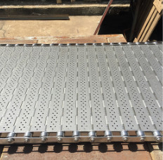 fil Mesh Conveyor Belt de chaîne de lamelle d'acier inoxydable de 110V 220V