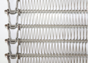 Maille plate réglable d'acier inoxydable Flex Belt Conveyor Sintered Wire