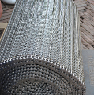 Maille plate à chaînes d'acier inoxydable Flex Belt Metal Belt Conveyor de Tiande