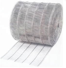 Bande de conveyeur plate industrielle de Flex Wire Extruded Steel Mesh de nourriture pour la cuisson de pain