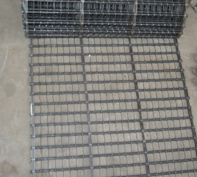 Bande de conveyeur plate industrielle de Flex Wire Extruded Steel Mesh de nourriture pour la cuisson de pain
