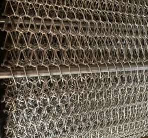 Séchage de Mesh Belt Roll For Cleaning de fil de maillon de chaîne de l'acier inoxydable 304