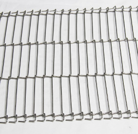 Fil plat résistant à la chaleur Mesh Belt For Bake Conveyor du câble solides solubles 304