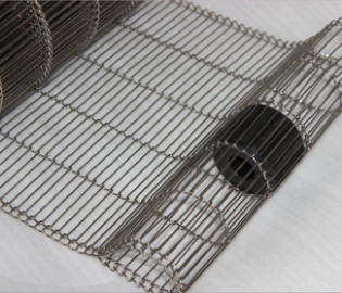 Acier inoxydable Flex Oven Conveyor Belt Mesh Metal plat d'OEM