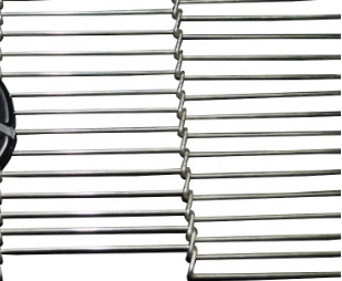 Bande de conveyeur de pizza de la catégorie comestible SUS304 Flex Metal Wire Mesh plat