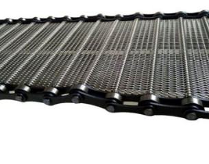 Fil Mesh Flat Wire Mesh Belt d'armure toile de solides solubles 304 pour les écrous secs rôtissant la machine
