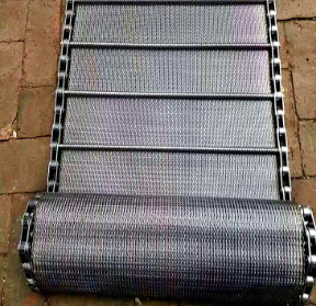 L'industrie alimentaire adaptée aux besoins du client Diamond Mesh Steel Plate Conveyor Belt