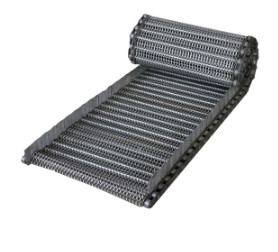 Le maillon de la chaîne 304 à haute résistance a galvanisé le fil tissé Mesh Conveyor Belt For Freezer