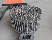grillage de bande de conveyeur d'acier inoxydable de 168mm-900mm solides solubles pour le revêtement de mur