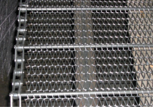 ODM Diamond Mesh Steel Wire With Chain à hautes températures conduit