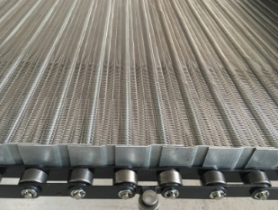 ODM Diamond Mesh Steel Wire With Chain à hautes températures conduit
