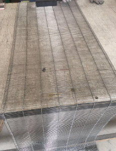 Convoyeur à chaînes en fer à cheval électrolytique Mesh Material 304