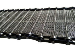 Tôle 304SS expansible Diamond Mesh Panels Conveyor Belt