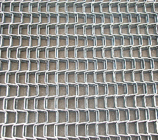 bord en acier de 1.5mm 304 Mesh Conveyor Belt Chain Link